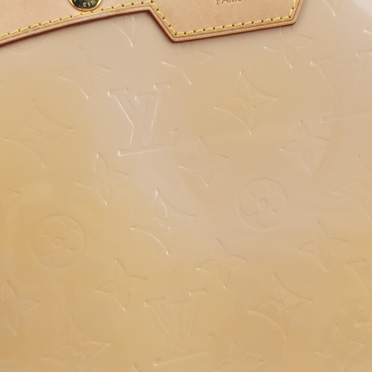 Pre-owned Louis Vuitton Brea MM ROSE FLORENTIN Vernis M91021 handbag | stylenewstar