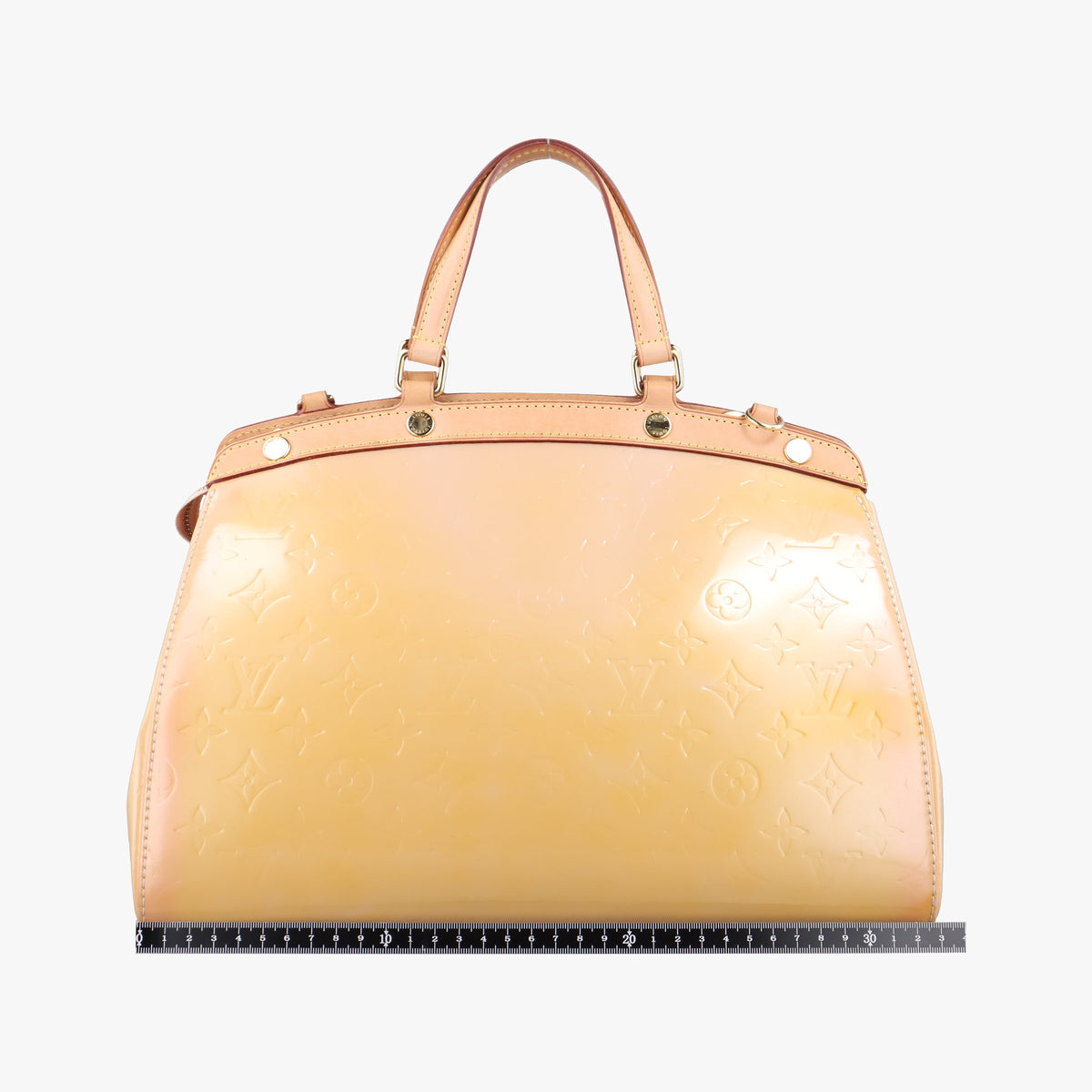 Pre-owned Louis Vuitton Brea MM ROSE FLORENTIN Vernis M91021 handbag | stylenewstar