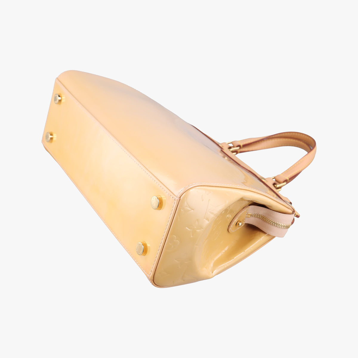 Pre-owned Louis Vuitton Brea MM ROSE FLORENTIN Vernis M91021 handbag | stylenewstar
