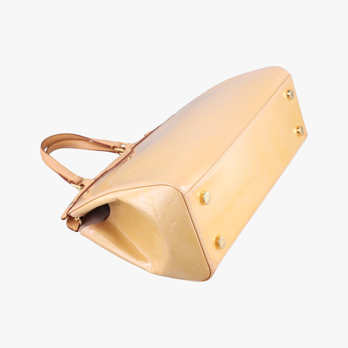 Pre-owned Louis Vuitton Brea MM ROSE FLORENTIN Vernis M91021 handbag | stylenewstar