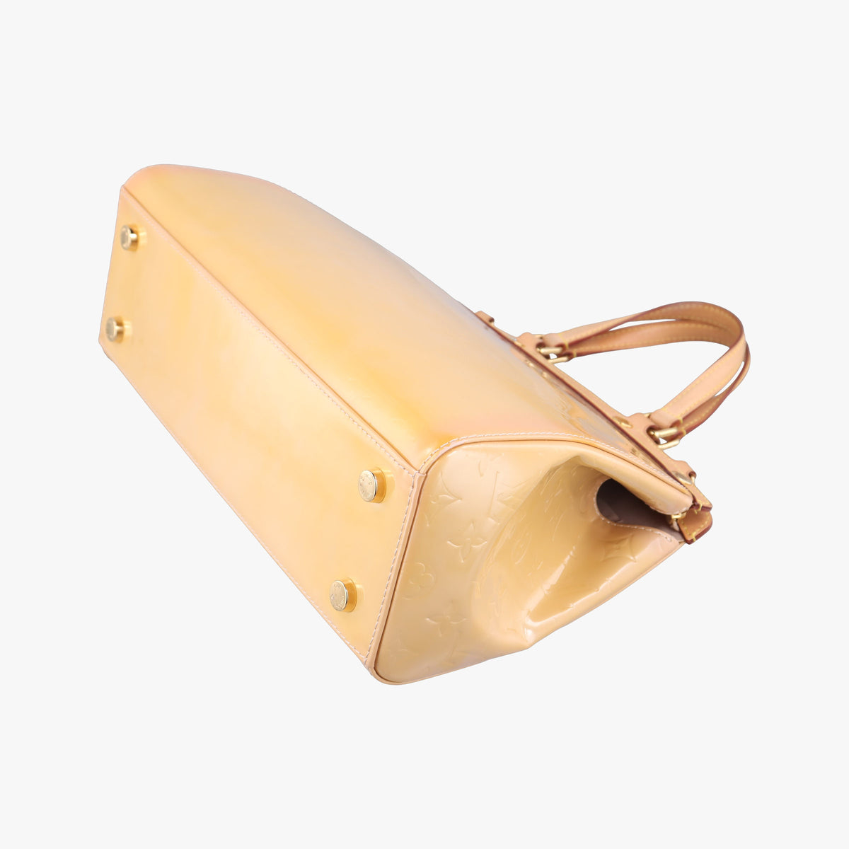 Pre-owned Louis Vuitton Brea MM ROSE FLORENTIN Vernis M91021 handbag | stylenewstar