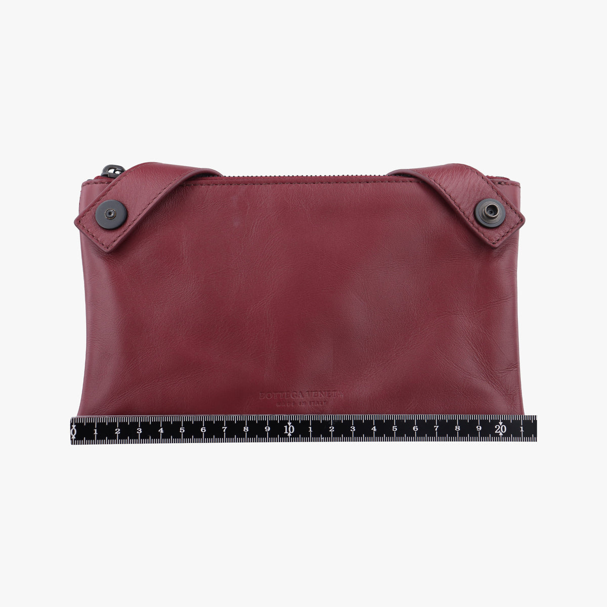 Pre-owned Bottega Veneta Cross Bag Red lambskin  shoulderbag | stylenewstar