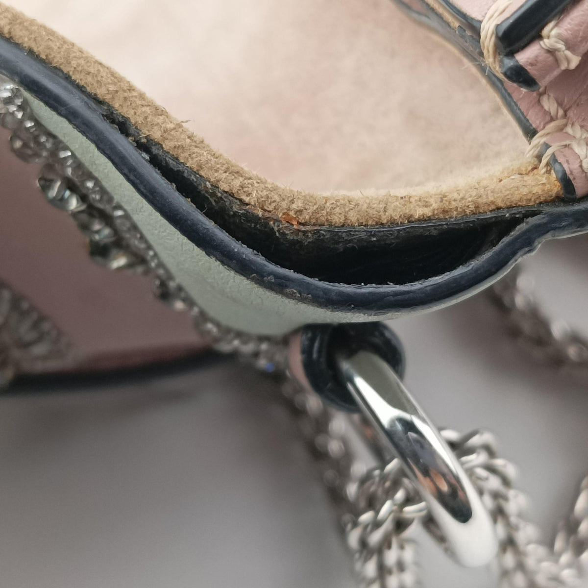 Vintage Valentino Glam lock Multicolore Leather  shoulderbag | stylenewstar