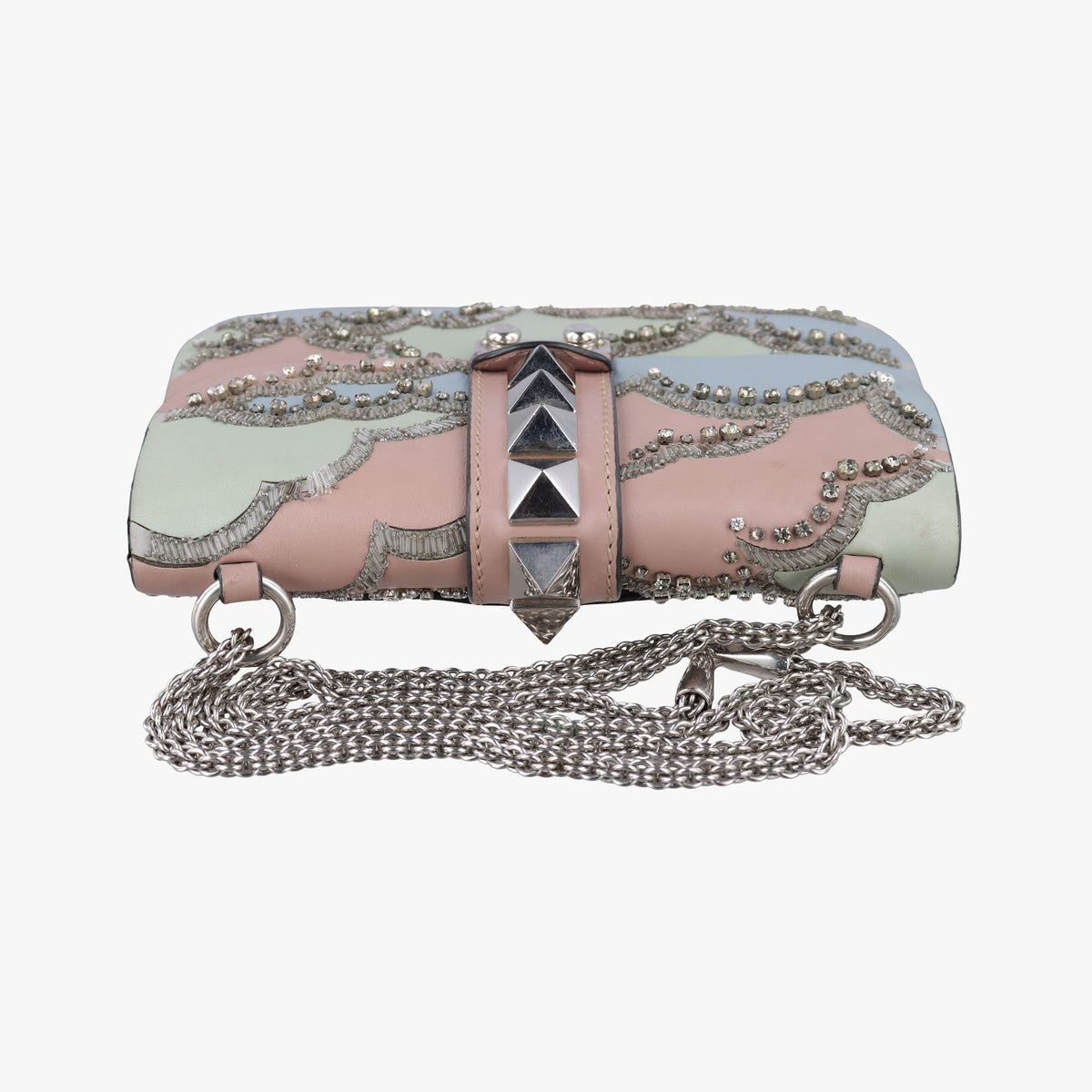Vintage Valentino Glam lock Multicolore Leather  shoulderbag | stylenewstar