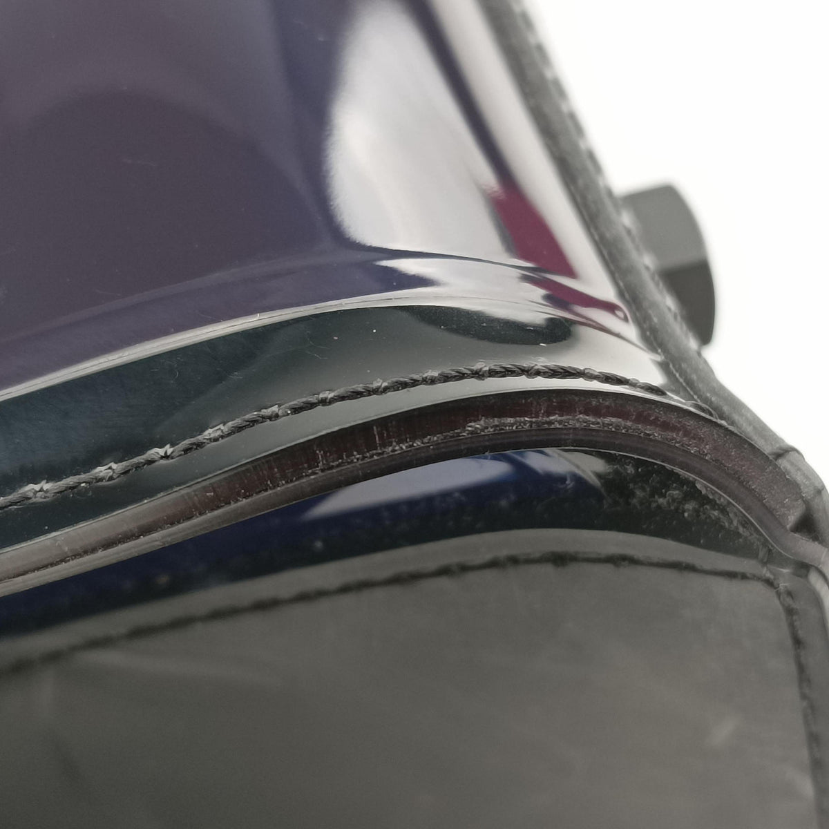 Pre-owned Delvaux Tempete Purple Vinyl  shoulderbag | stylenewstar