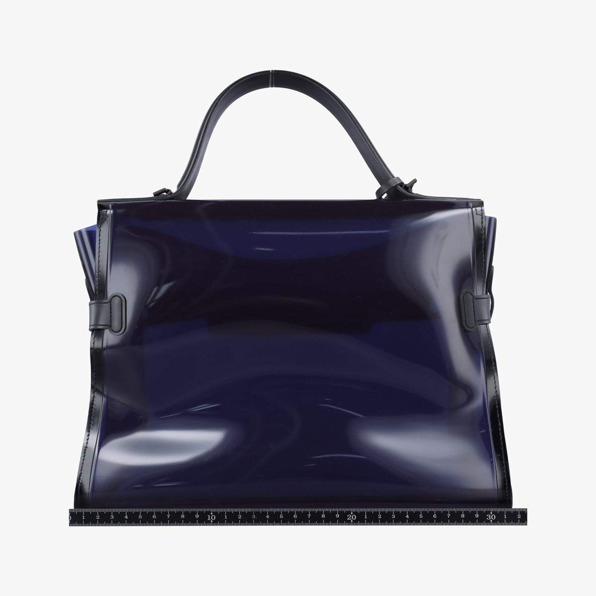 Pre-owned Delvaux Tempete Purple Vinyl  shoulderbag | stylenewstar