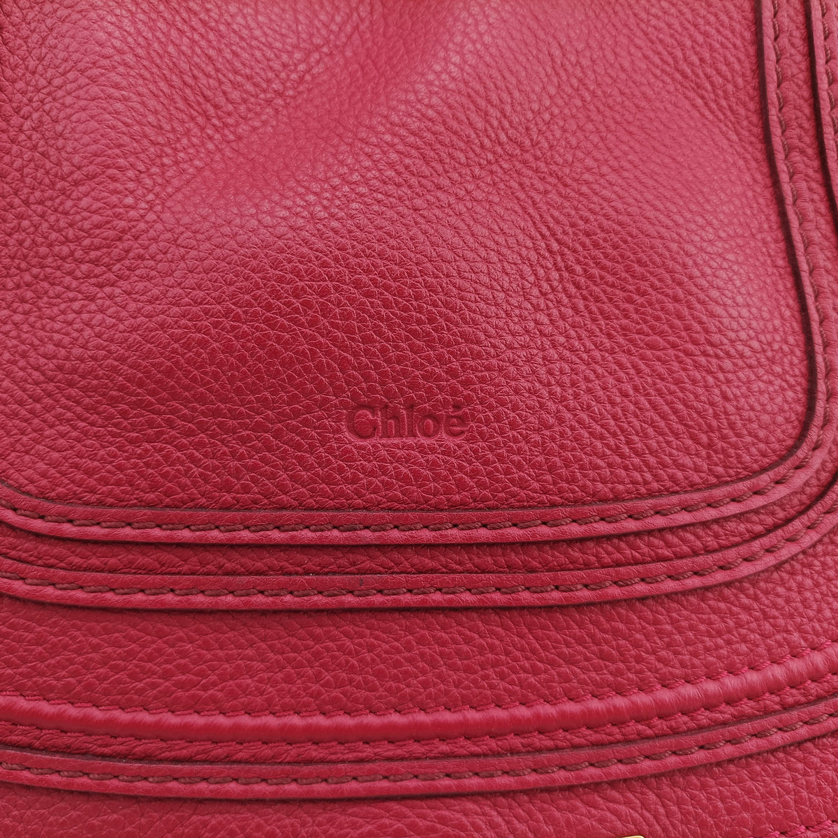 Vintage Chloe Mercy Red Leather  shoulderbag | stylenewstar