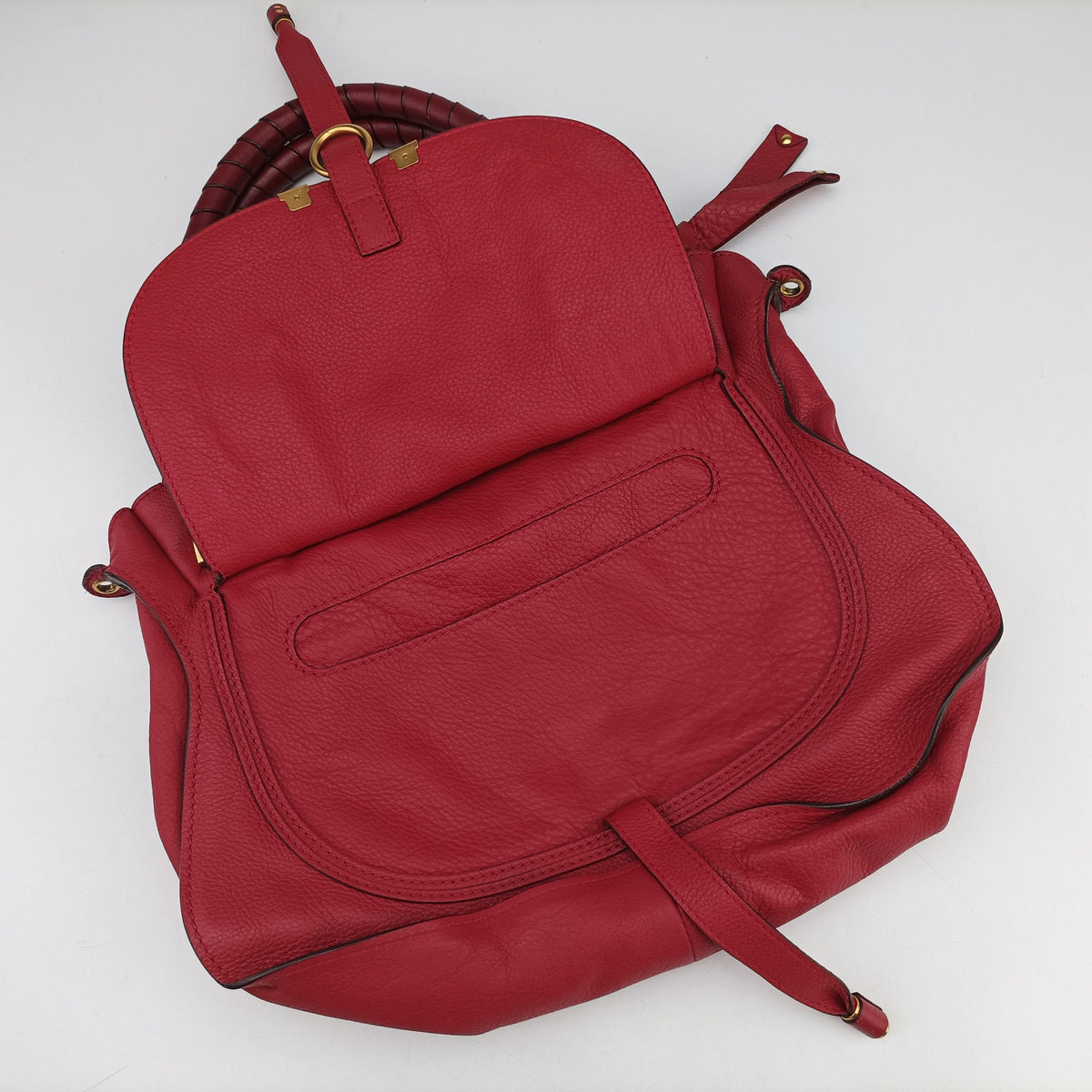 Vintage Chloe Mercy Red Leather  shoulderbag | stylenewstar