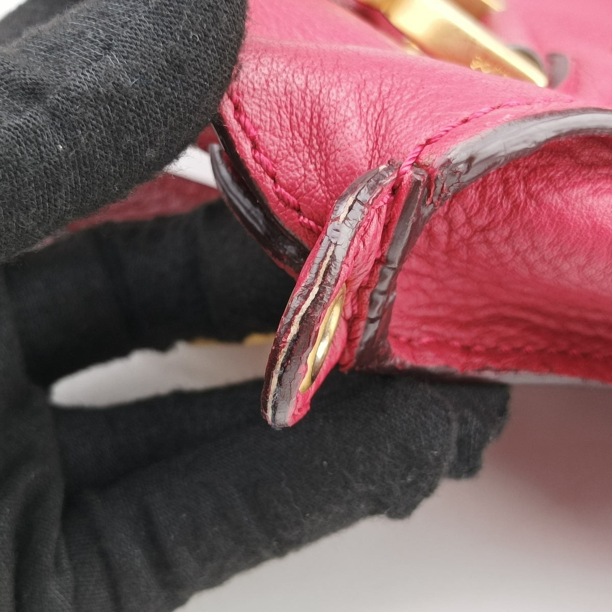 Vintage Chloe Mercy Red Leather  shoulderbag | stylenewstar