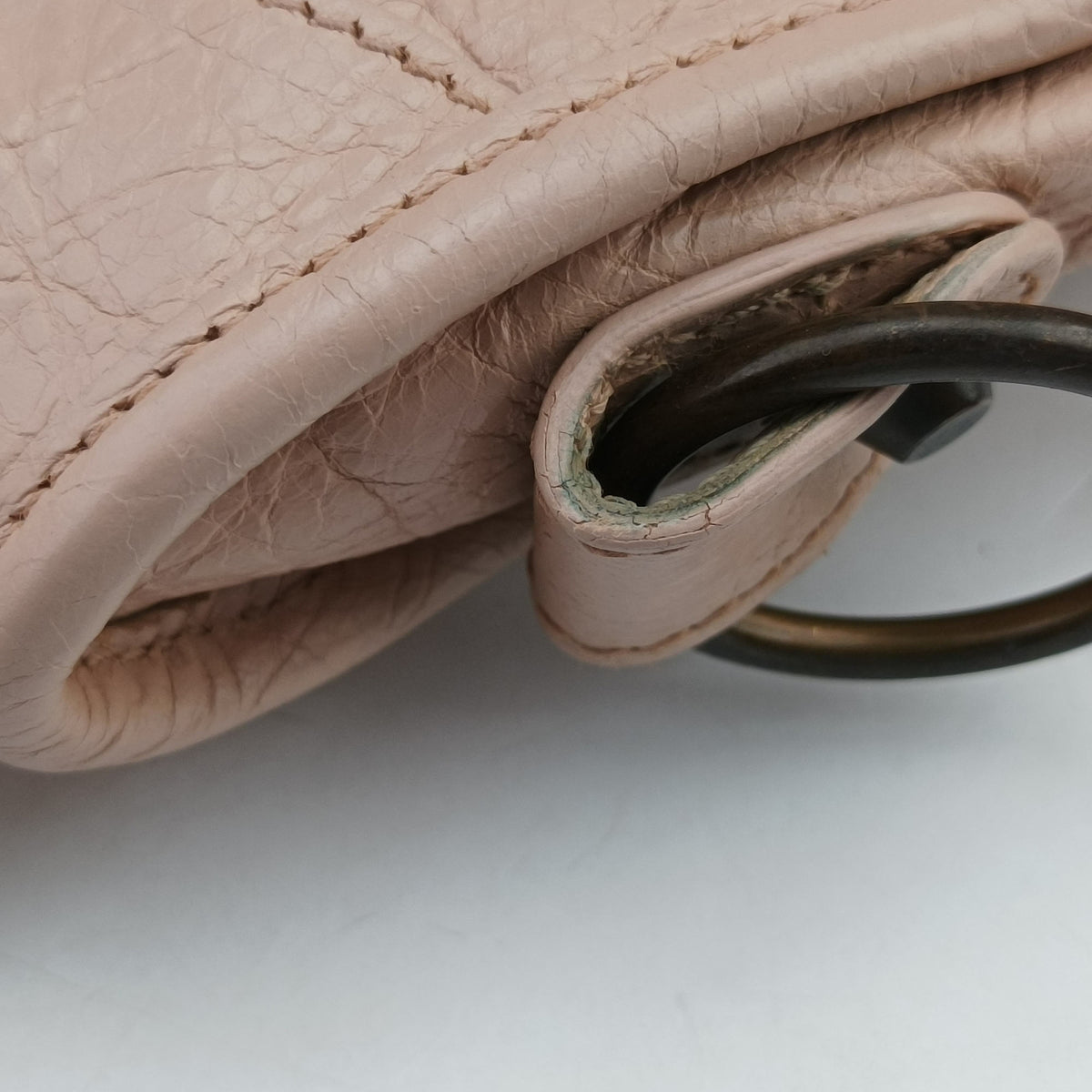 Pre-owned Balenciaga Classic City Mini Pink lambskin  shoulderbag | stylenewstar