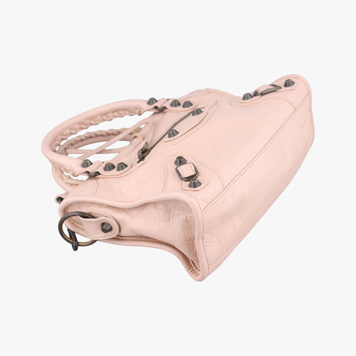 Pre-owned Balenciaga Classic City Mini Pink lambskin  shoulderbag | stylenewstar