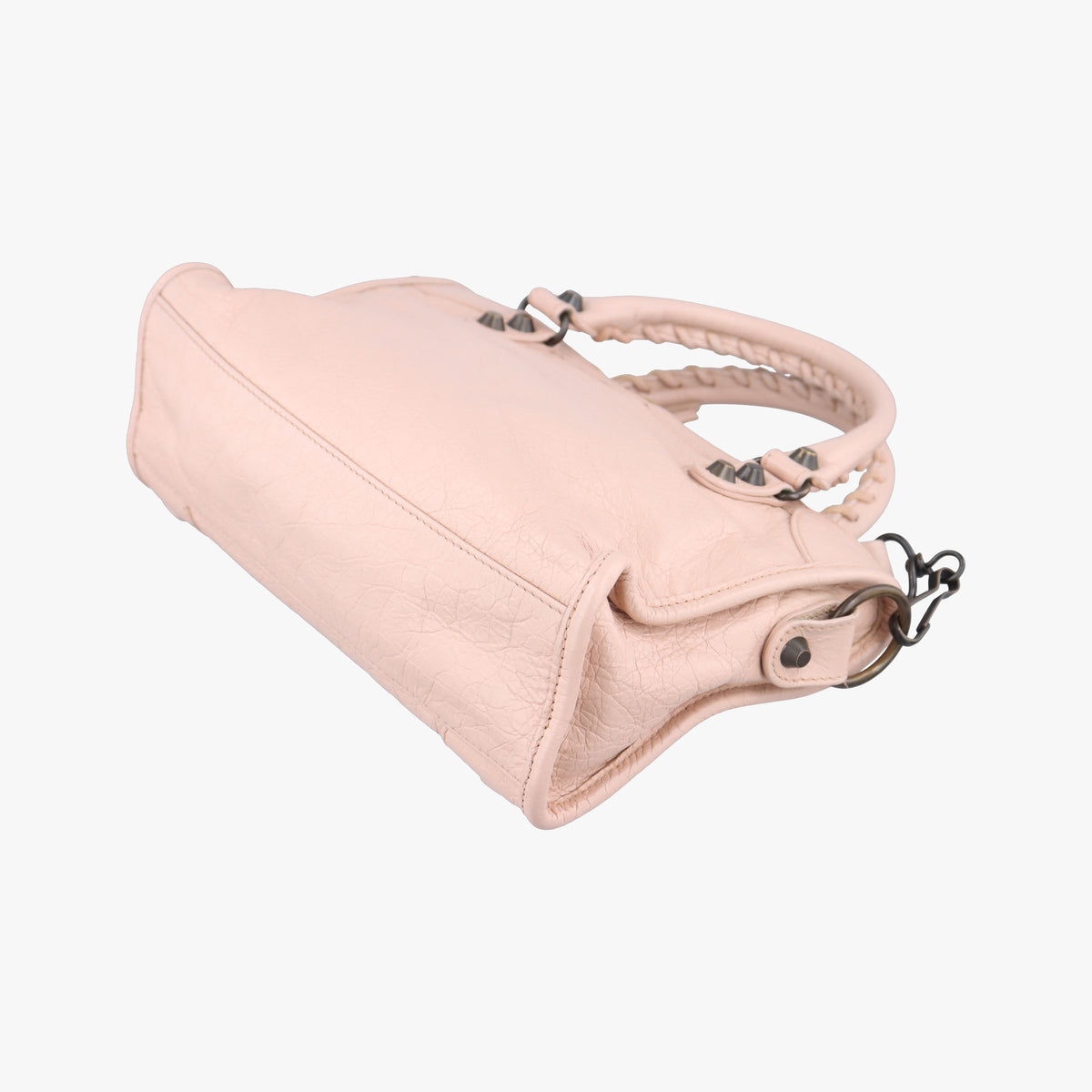 Pre-owned Balenciaga Classic City Mini Pink lambskin  shoulderbag | stylenewstar