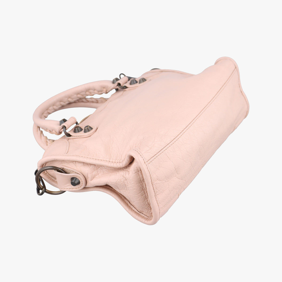 Pre-owned Balenciaga Classic City Mini Pink lambskin  shoulderbag | stylenewstar