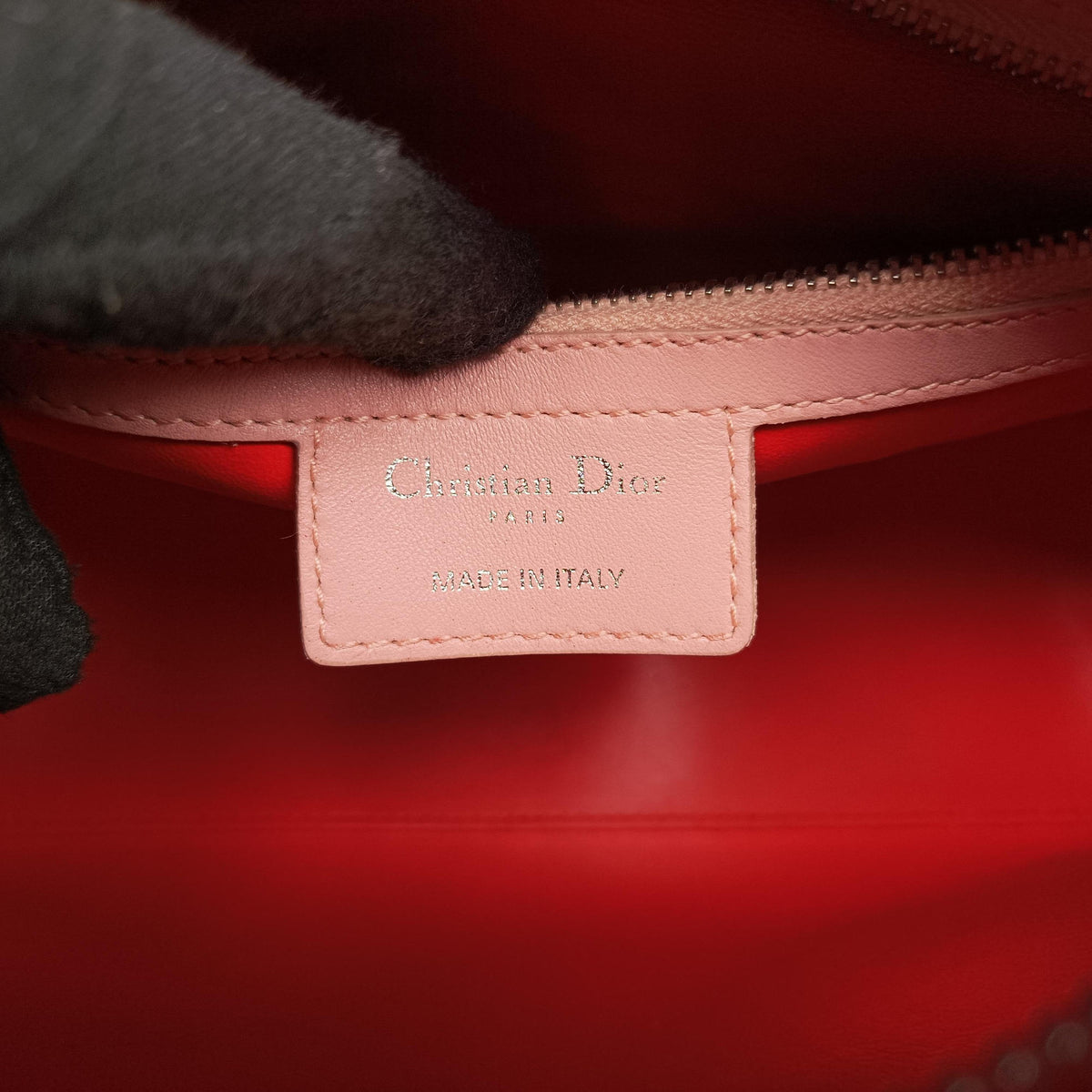Secondhand Christian Dior Lady Dior Pink lambskin  shoulderbag | stylenewstar