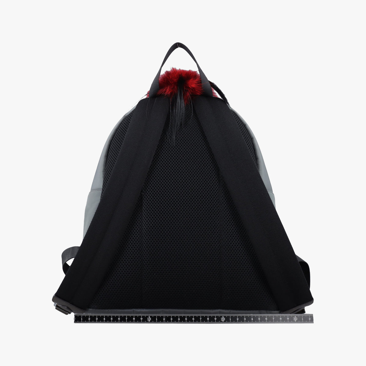 Pre-owned Fendi monster bag bugs Gray x Multicolour Nylon x leather 8BZ035 backpack/rucksack | stylenewstar