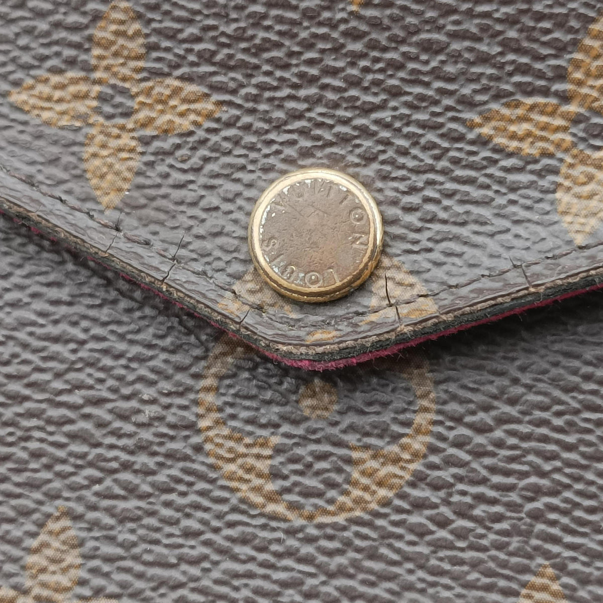 Pre-owned Louis Vuitton Pochette Felicie Brown Monogram Canvas M61276 shoulderbag | stylenewstar