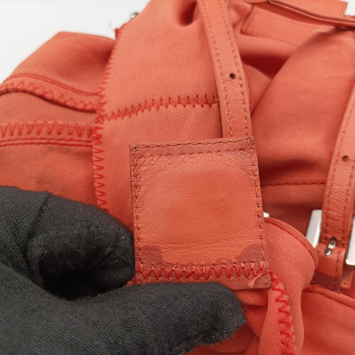Pre-owned Fendi Tote Bag Orange cloth 2348 2 shoulderbag | stylenewstar