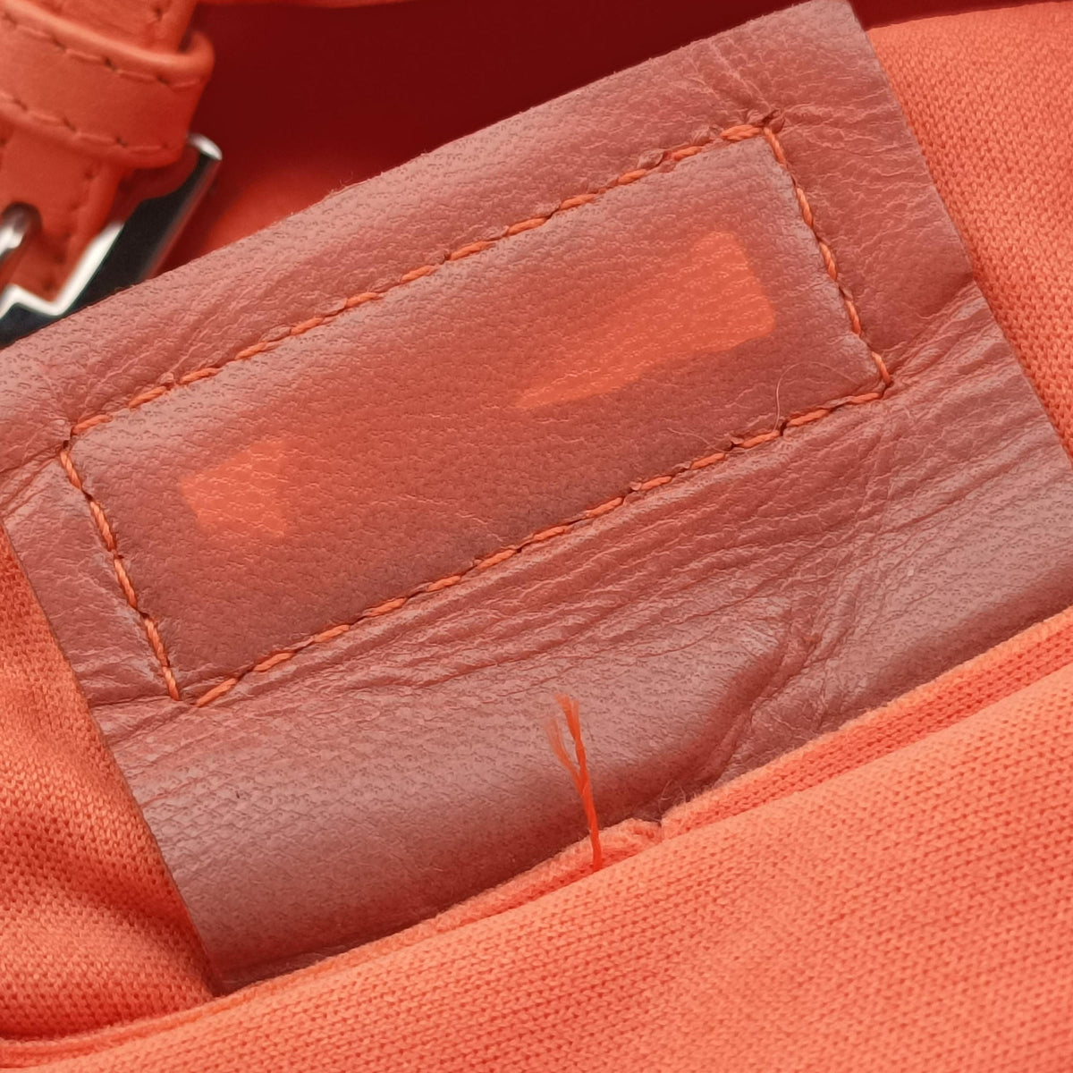 Pre-owned Fendi Tote Bag Orange cloth 2348 2 shoulderbag | stylenewstar