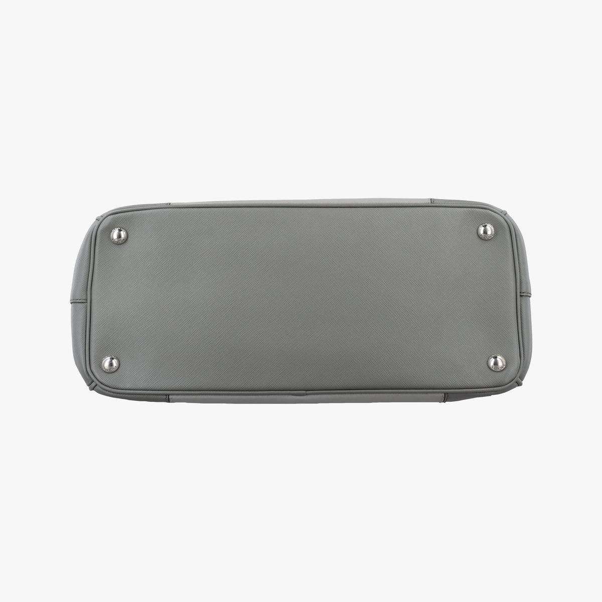 Pre-owned Prada Galleria Grey SAFFIANO Leather B2274C shoulderbag | stylenewstar