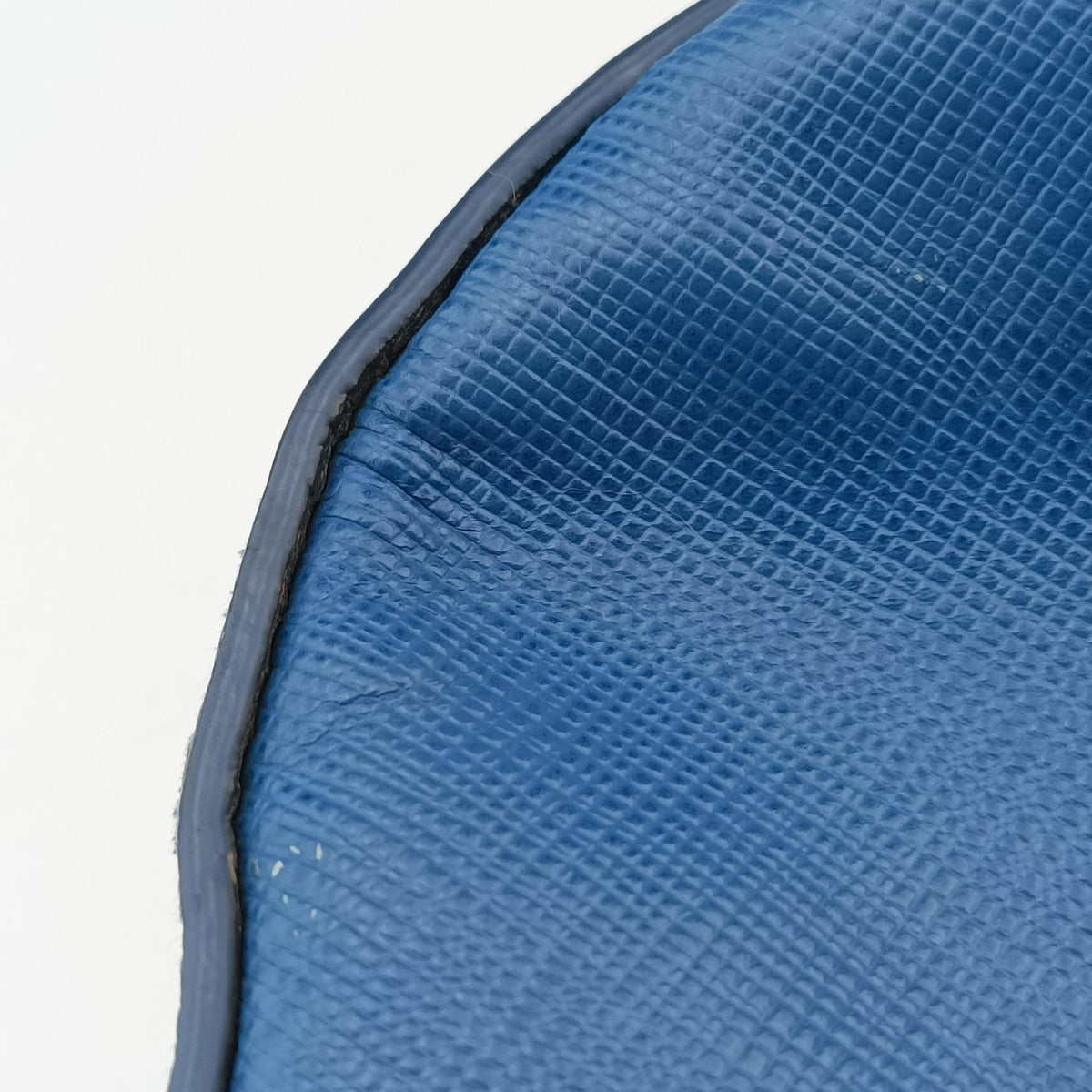 Pre-owned Prada Hobo Blue Saffiano leather  shoulderbag | stylenewstar