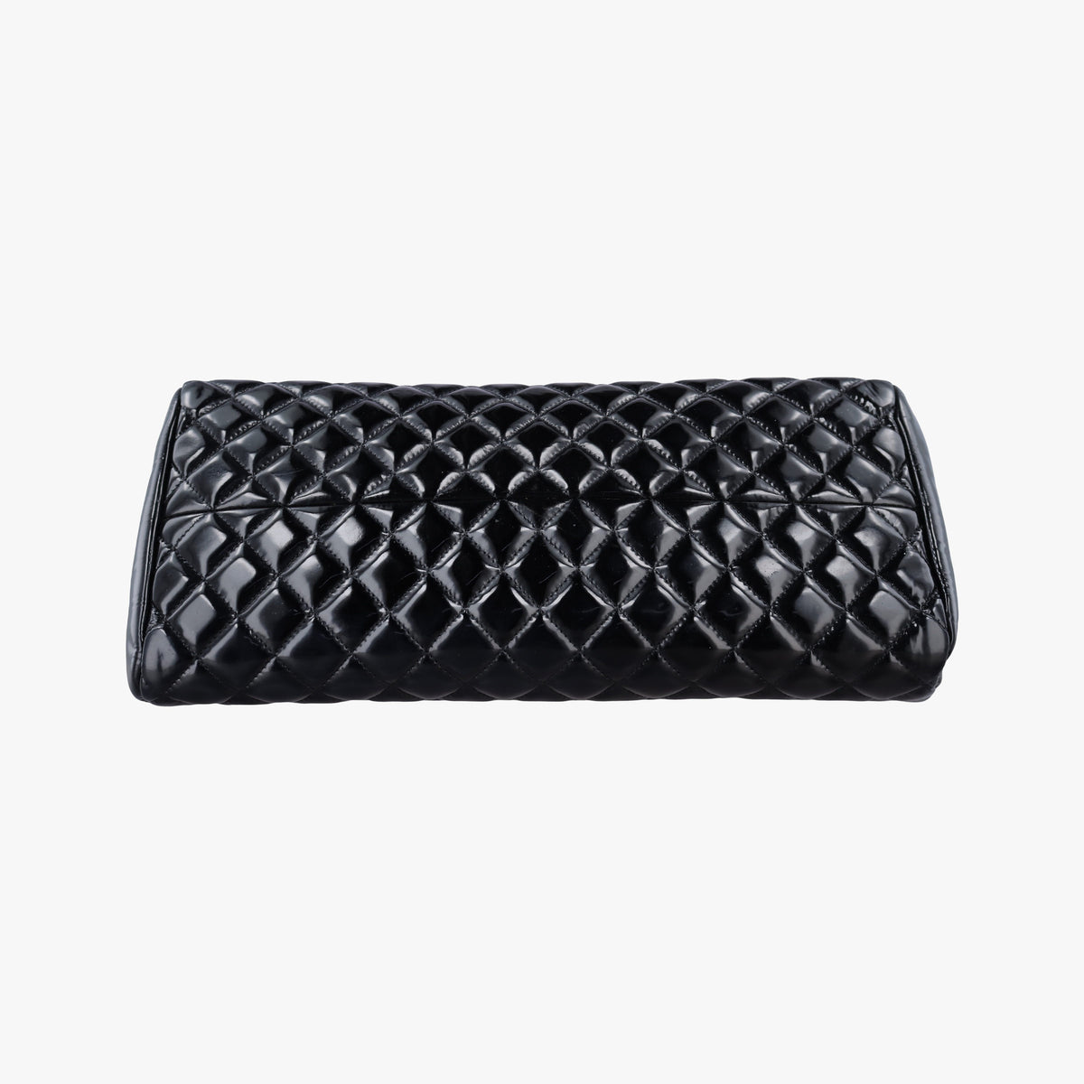 Pre-owned Chanel Mademoiselle Bowling Black Patent leather A50558 shoulderbag | stylenewstar