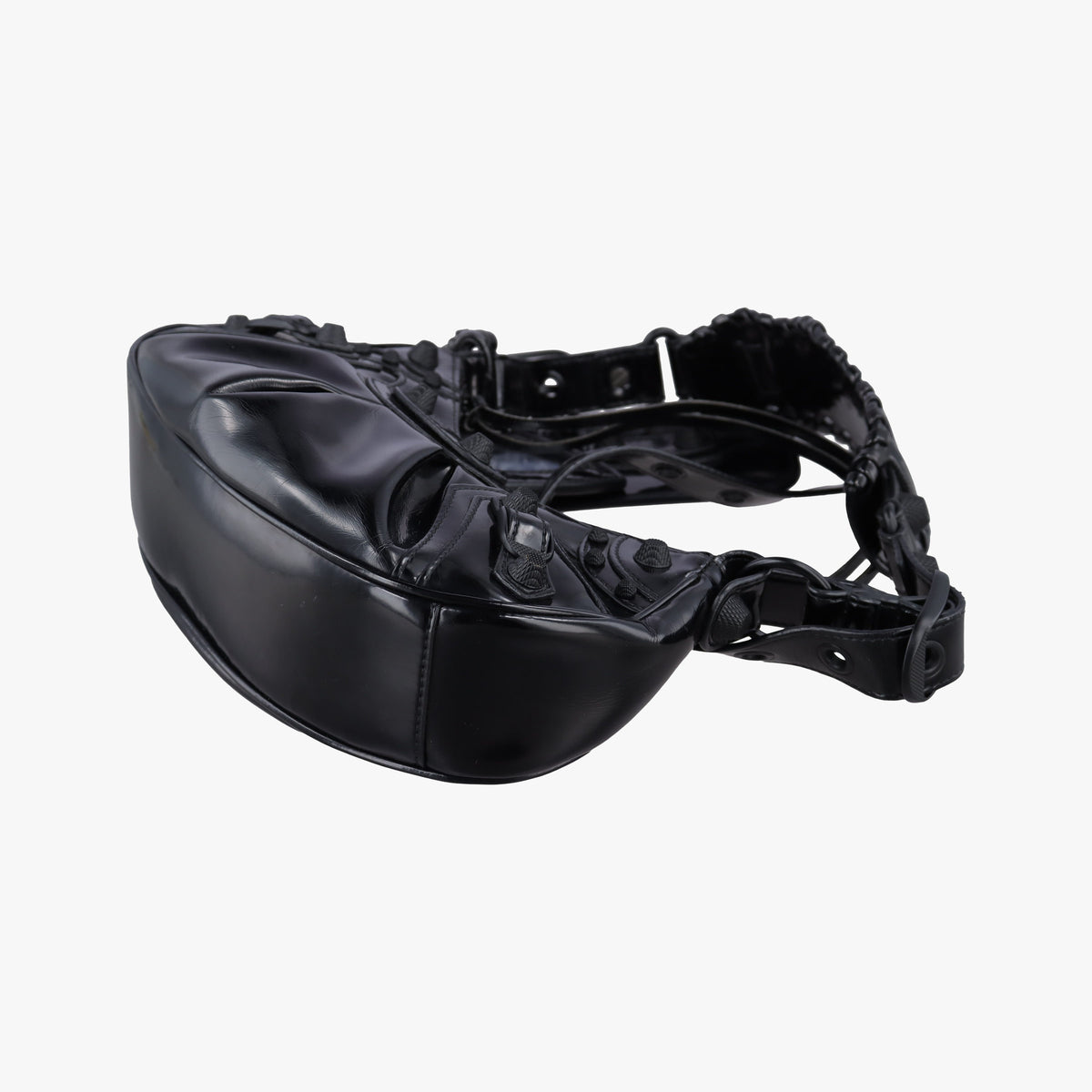 Secondhand Balenciaga Le Cagole Black Patent  shoulderbag | stylenewstar