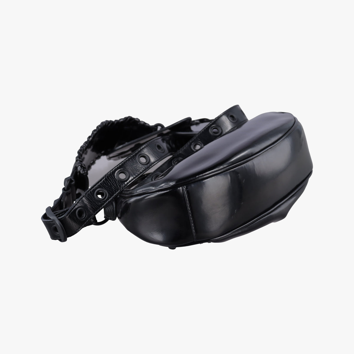 Secondhand Balenciaga Le Cagole Black Patent  shoulderbag | stylenewstar