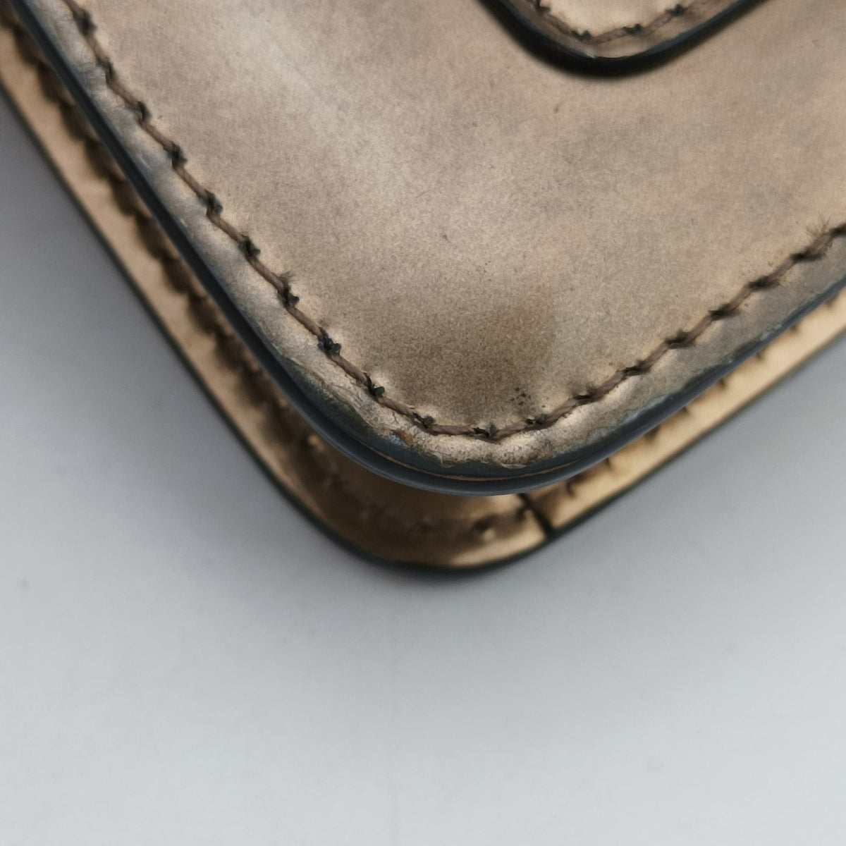Vintage Bvlgari SERPENTI FOREVER Golden Patent Leather  shoulderbag | stylenewstar