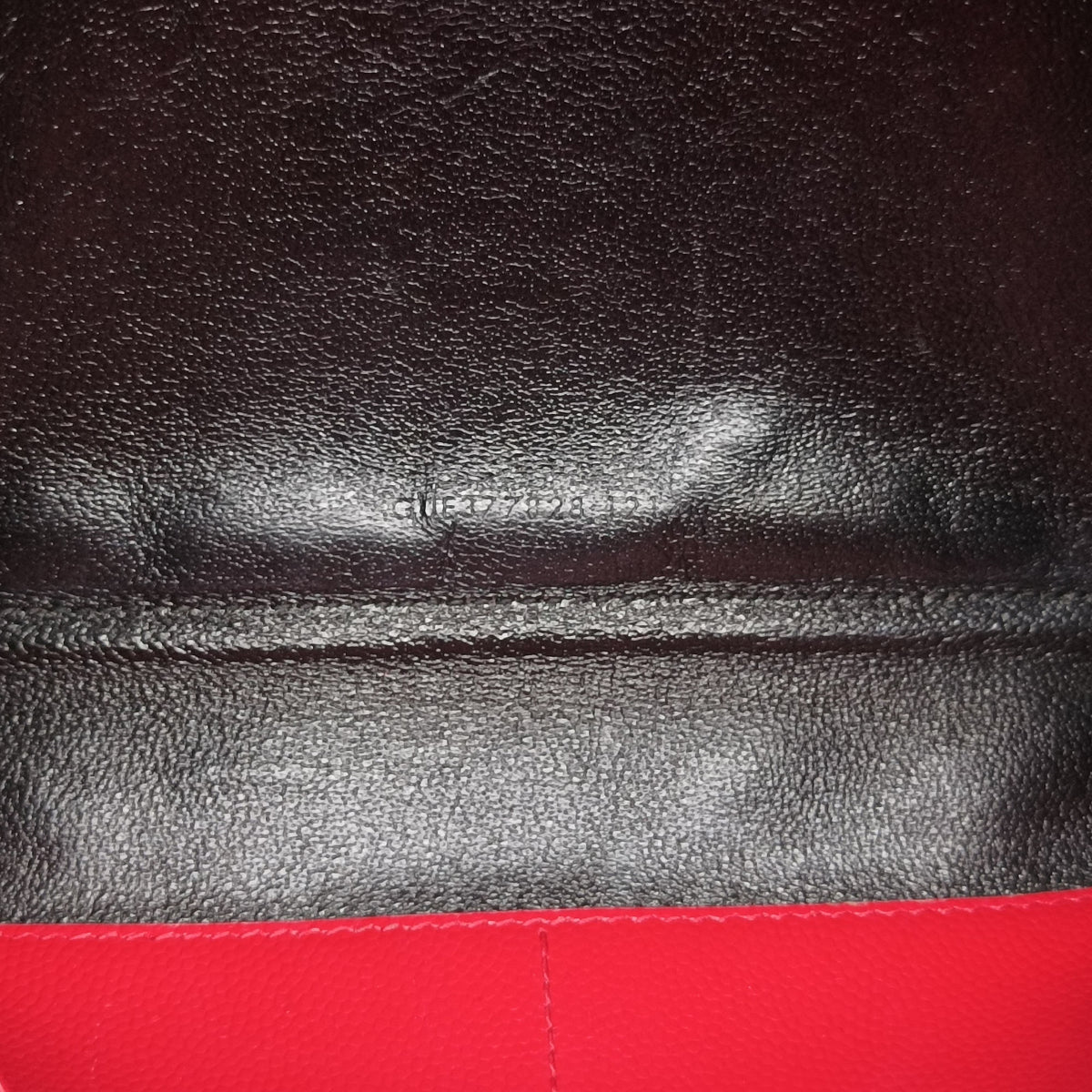 Vintage Yves Saint Laurent MONOGRAM Red Leather 377828 shoulderbag | stylenewstar