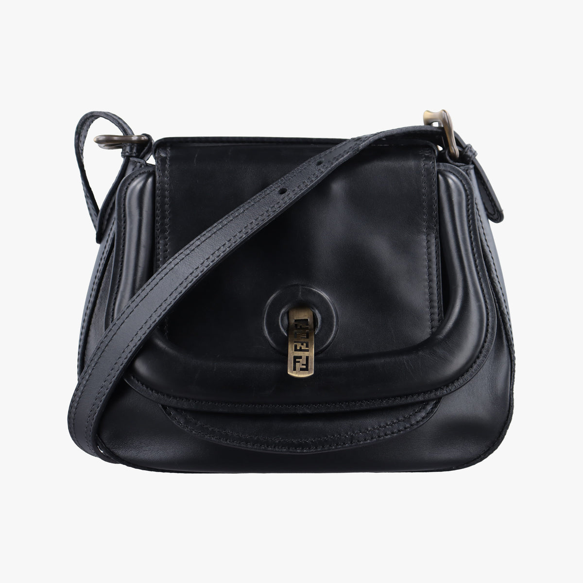 Secondhand Fendi B Bag Black Leather 8BR544 shoulderbag | stylenewstar