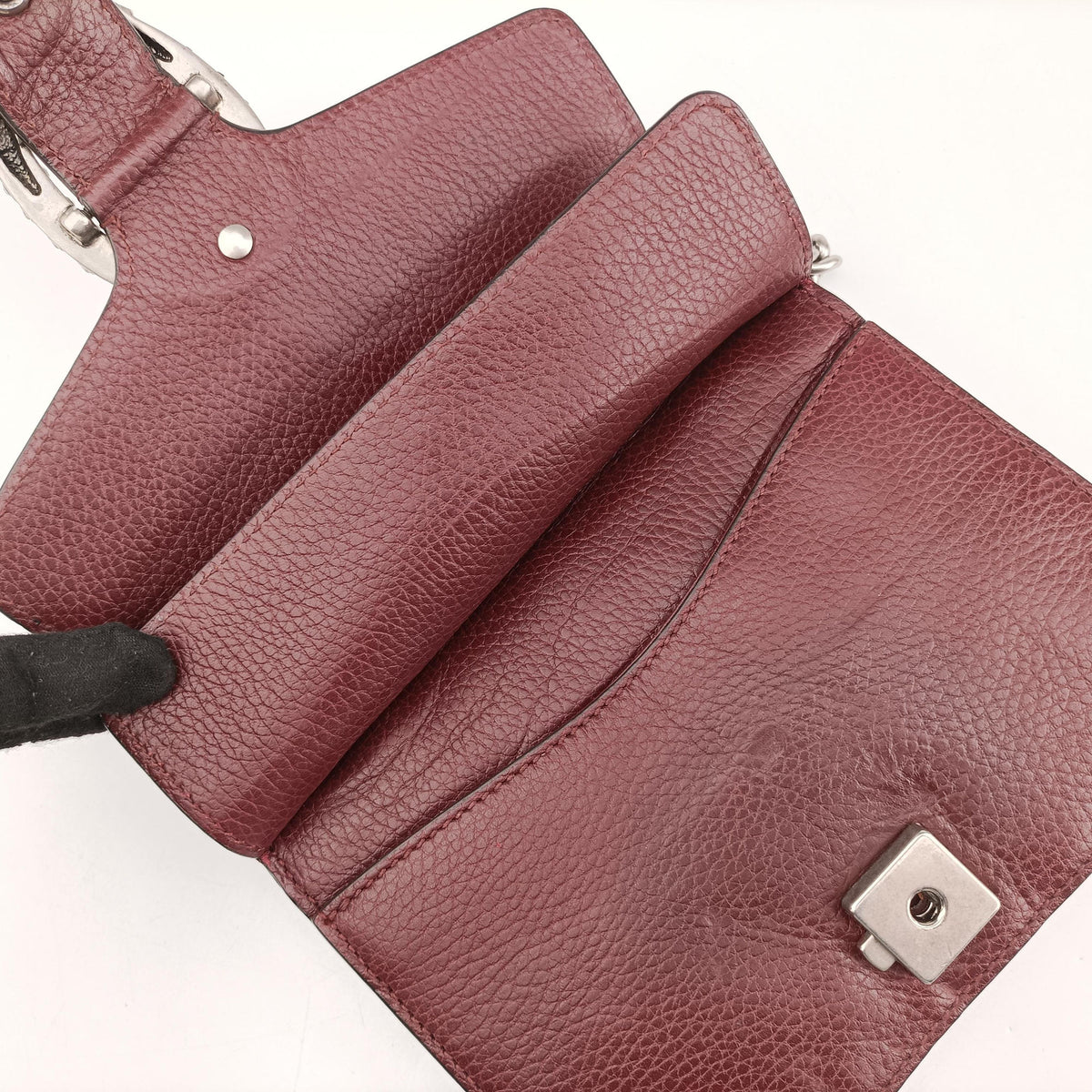 Pre-owned Gucci Dionysus Burgundy Leather 421970 shoulderbag | stylenewstar