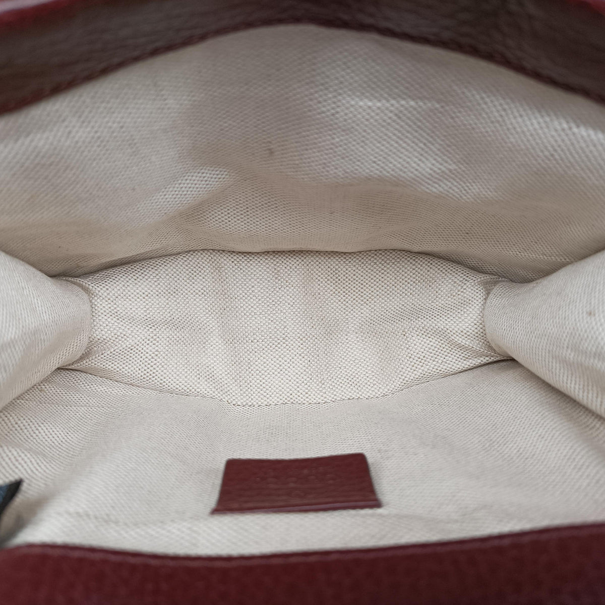 Pre-owned Gucci Dionysus Burgundy Leather 421970 shoulderbag | stylenewstar