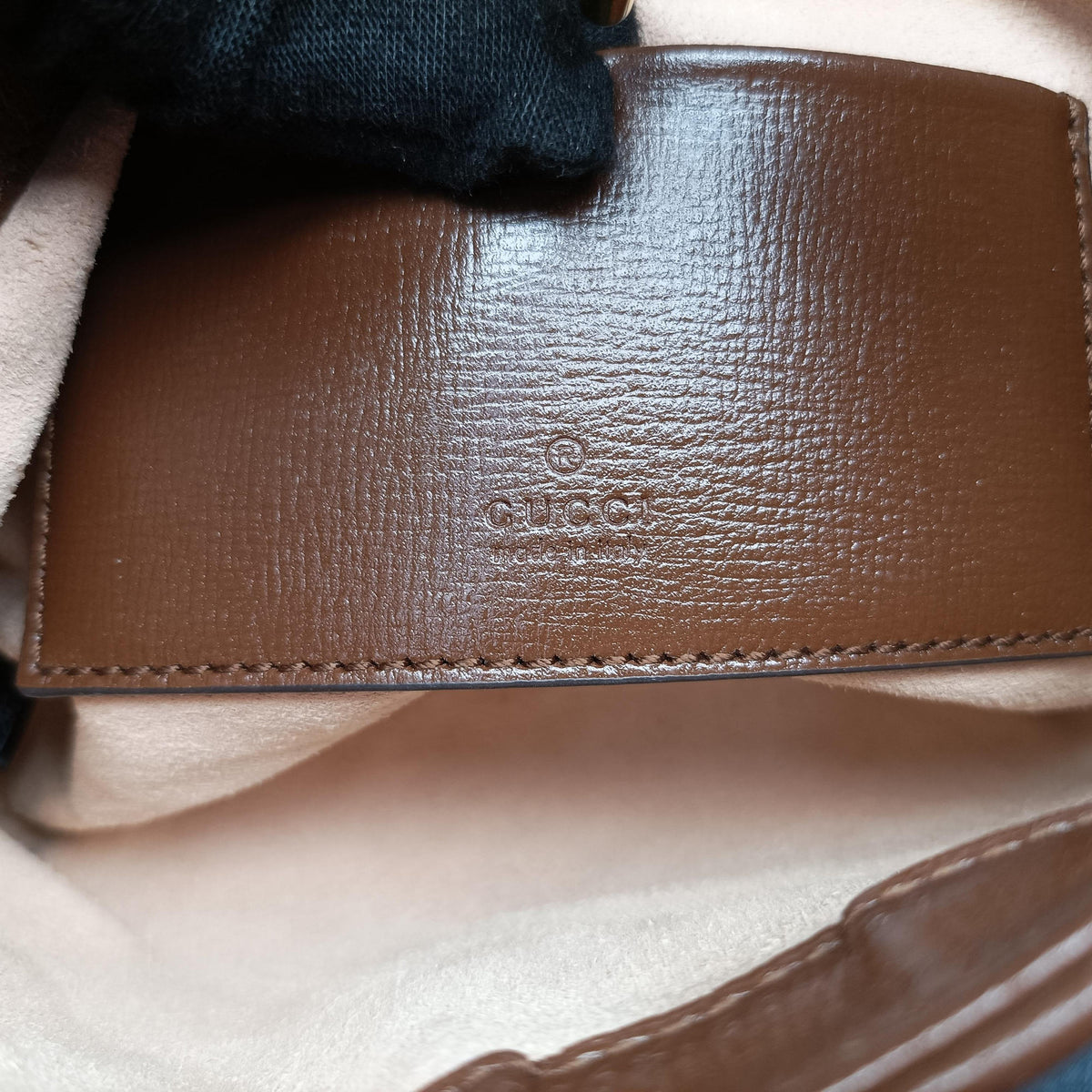 Pre-owned Gucci Jackie 1961 GG Supreme Brown PVC coated canvas×Leather 637092 handbag | stylenewstar