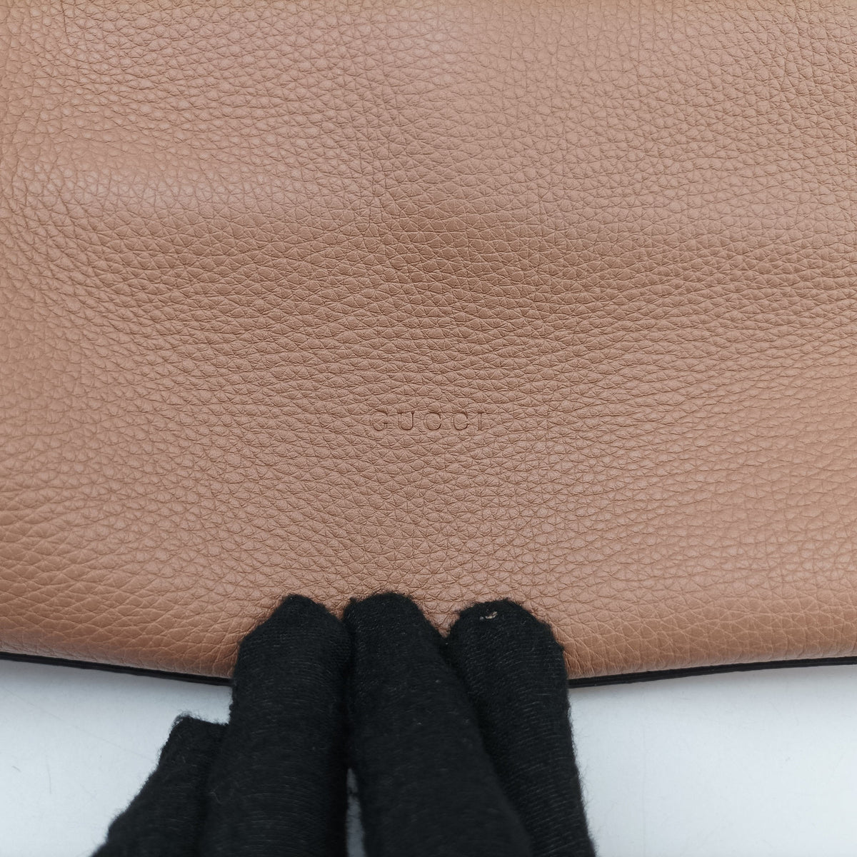 Pre-owned Gucci Bamboo Daily Camel Leather 370830 shoulderbag | stylenewstar