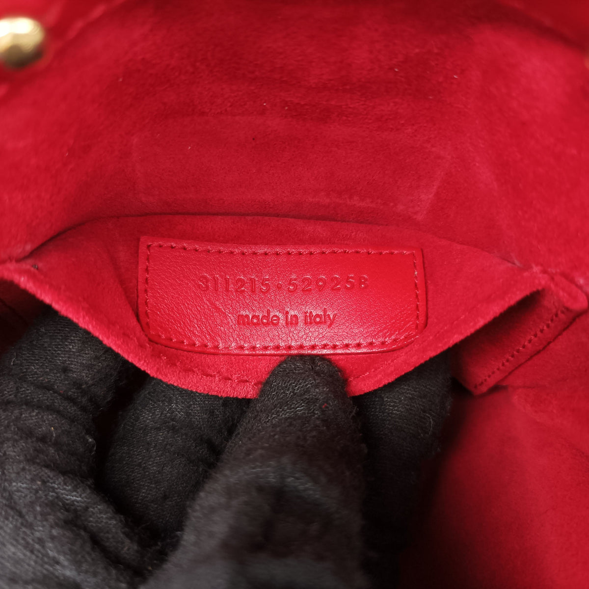 Pre-owned Yves Saint Laurent Y Line Red Leather 311215 shoulderbag | stylenewstar