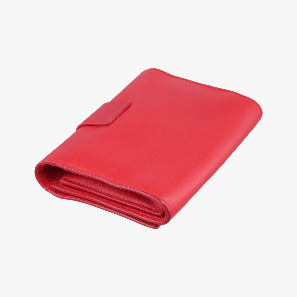 Pre-owned Yves Saint Laurent Y Line Red Leather 311215 shoulderbag | stylenewstar