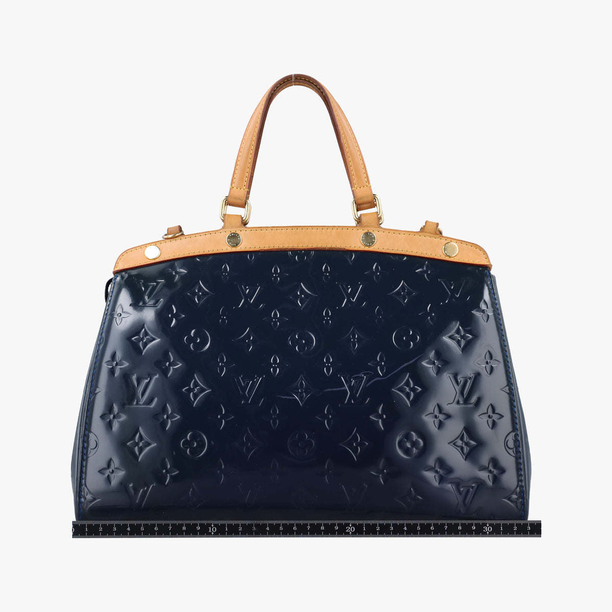Pre-owned Louis Vuitton Brea MM Grand Bleu Vernis M90054 shoulderbag | stylenewstar
