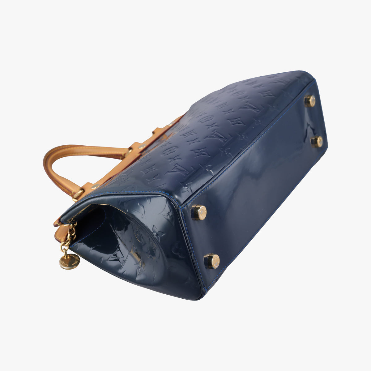 Pre-owned Louis Vuitton Brea MM Grand Bleu Vernis M90054 shoulderbag | stylenewstar