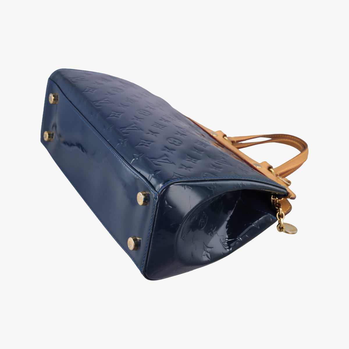 Pre-owned Louis Vuitton Brea MM Grand Bleu Vernis M90054 shoulderbag | stylenewstar