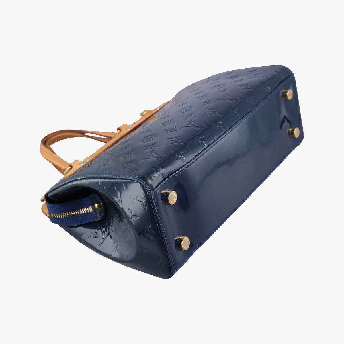 Pre-owned Louis Vuitton Brea MM Grand Bleu Vernis M90054 shoulderbag | stylenewstar