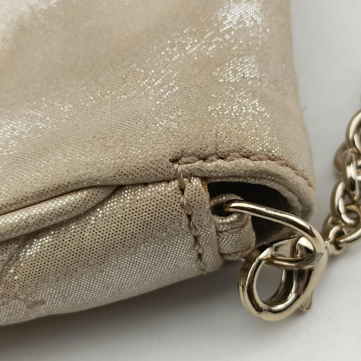 Vintage Fendi Mia Pochette Golden Leather 8BP046 shoulderbag | stylenewstar