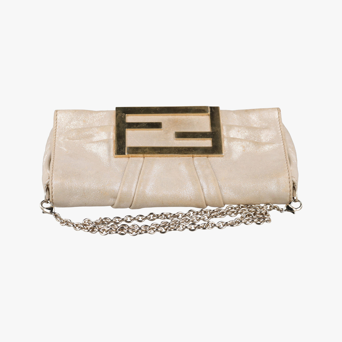 Vintage Fendi Mia Pochette Golden Leather 8BP046 shoulderbag | stylenewstar