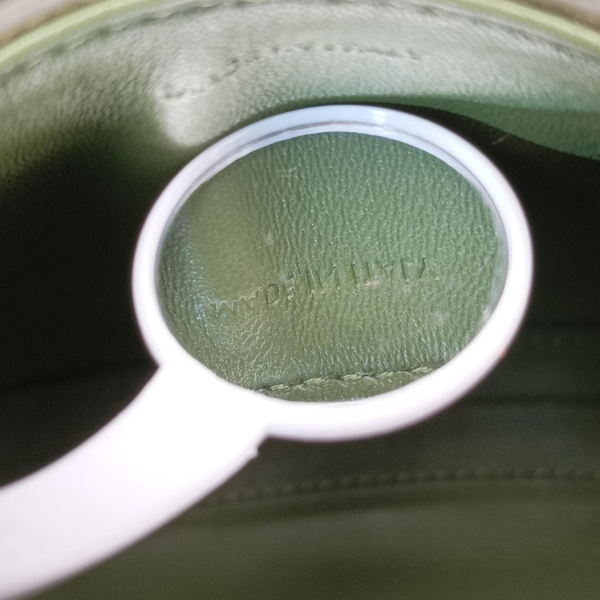 Vintage Celine Besace 16 Small Green Leather W-SL-2 shoulderbag | stylenewstar