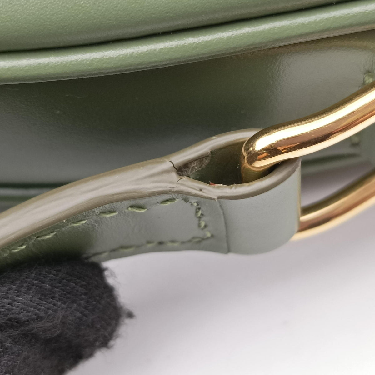Vintage Celine Besace 16 Small Green Leather W-SL-2 shoulderbag | stylenewstar