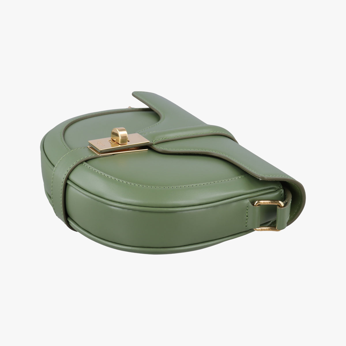 Vintage Celine Besace 16 Small Green Leather W-SL-2 shoulderbag | stylenewstar
