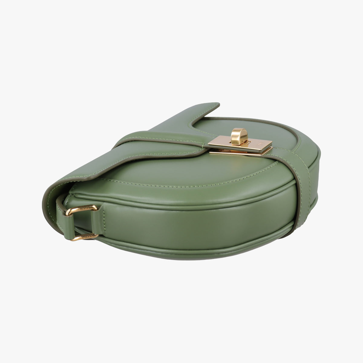 Vintage Celine Besace 16 Small Green Leather W-SL-2 shoulderbag | stylenewstar