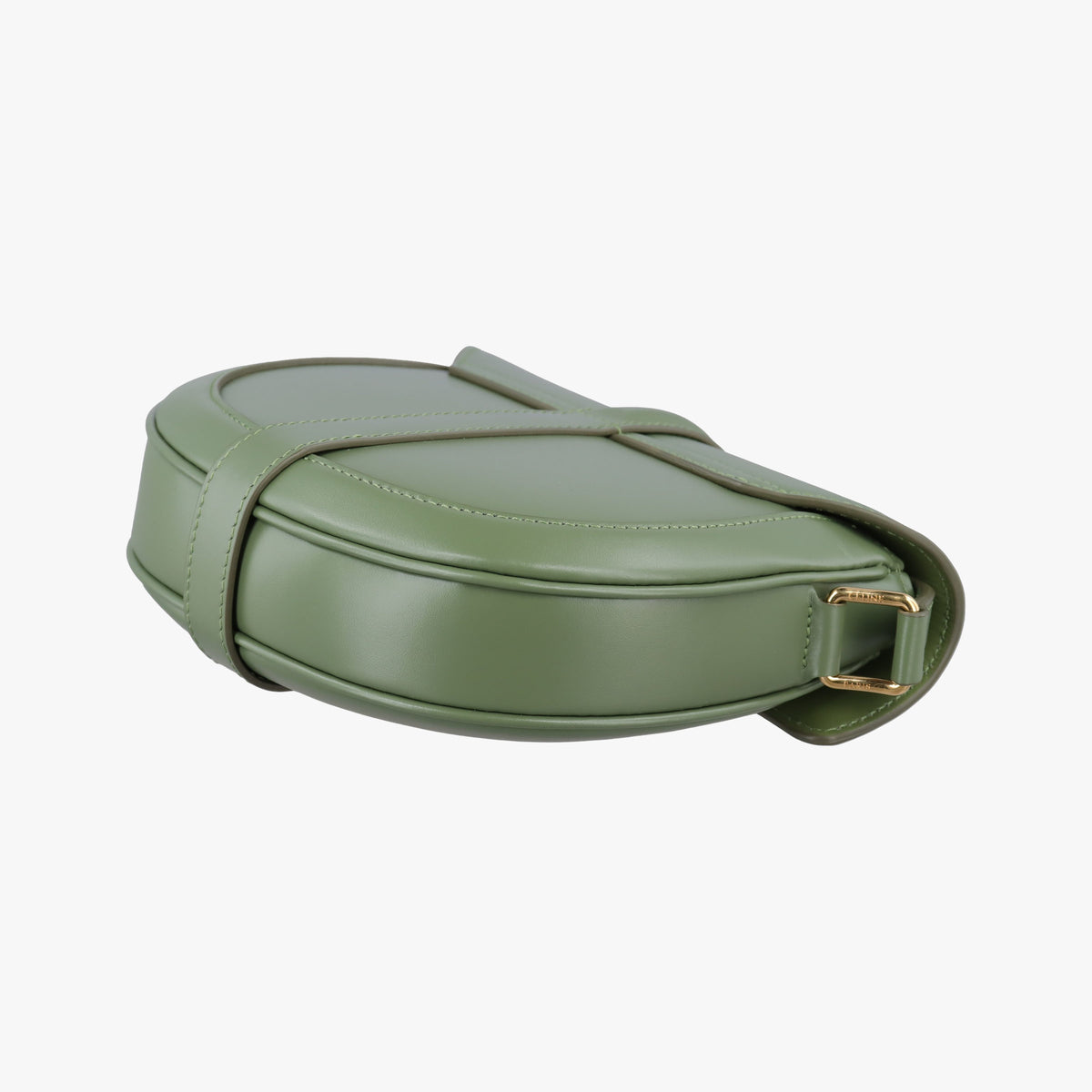 Vintage Celine Besace 16 Small Green Leather W-SL-2 shoulderbag | stylenewstar