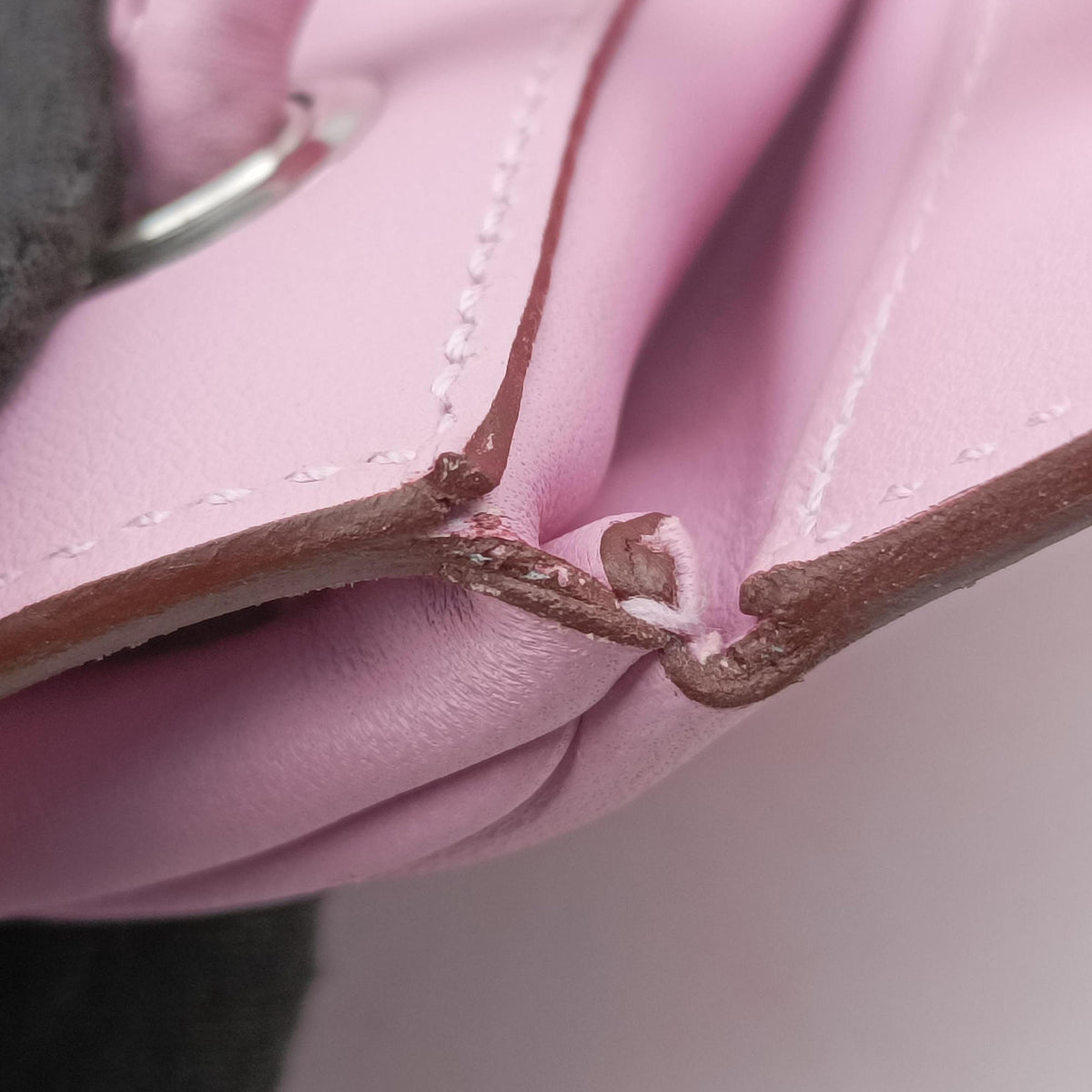 Secondhand Hermes Sac Aline mini Pink lambskin  shoulderbag | stylenewstar