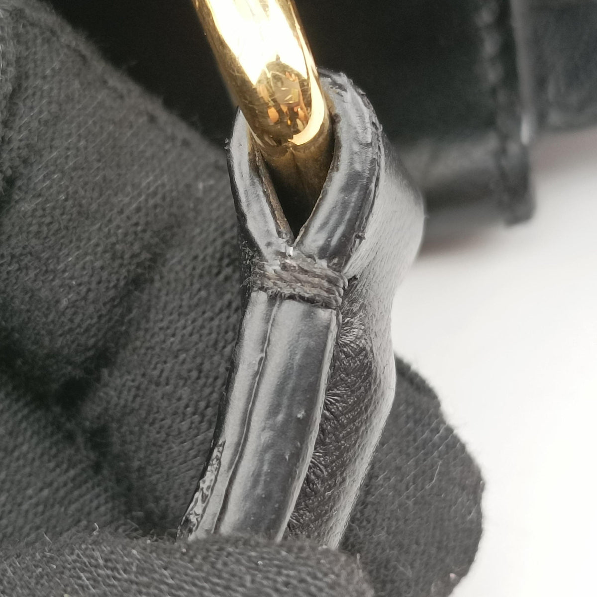 Pre-owned Fendi PEEKABOO Black Leather 8BN244 shoulderbag | stylenewstar