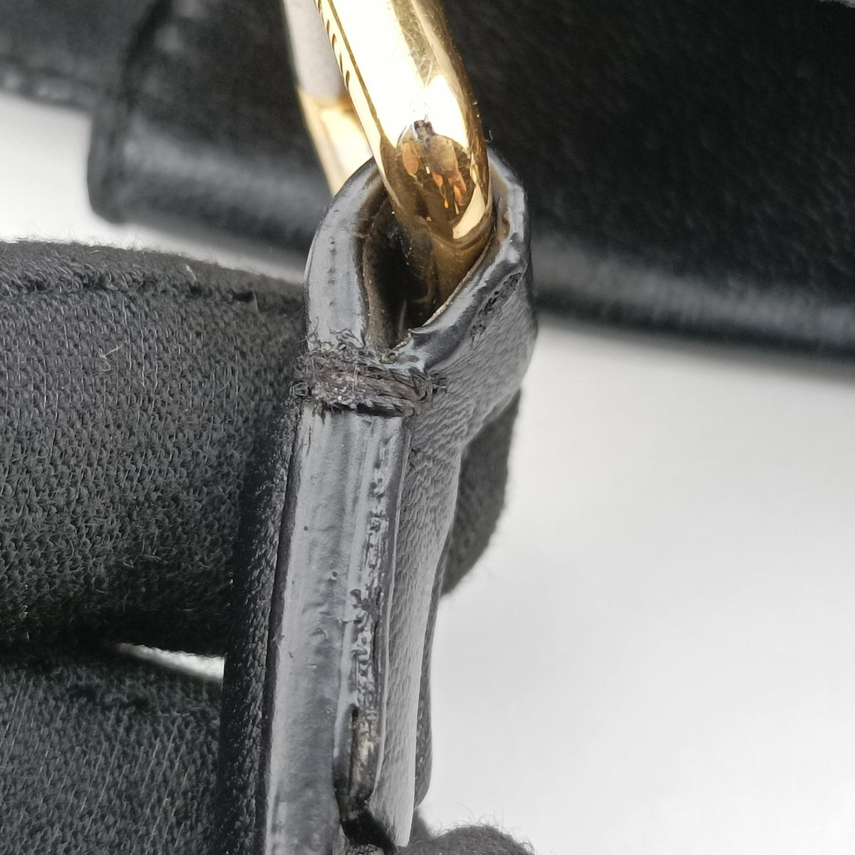 Pre-owned Fendi PEEKABOO Black Leather 8BN244 shoulderbag | stylenewstar